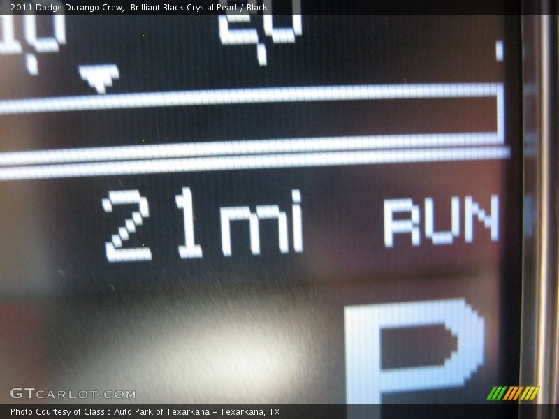 Brilliant Black Crystal Pearl / Black 2011 Dodge Durango Crew