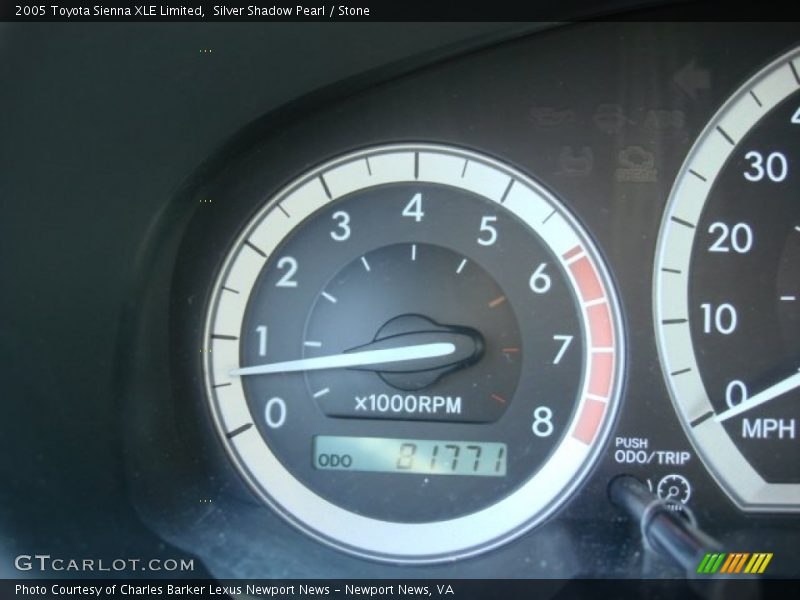 Silver Shadow Pearl / Stone 2005 Toyota Sienna XLE Limited