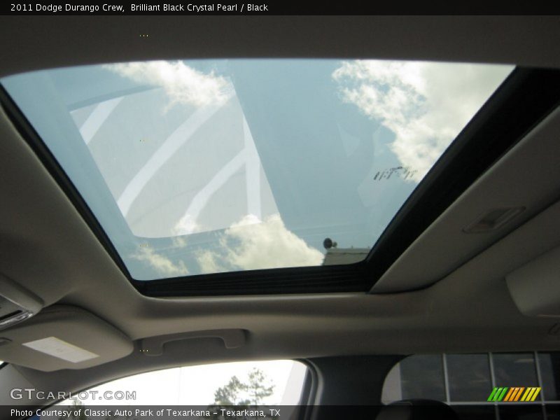 Brilliant Black Crystal Pearl / Black 2011 Dodge Durango Crew