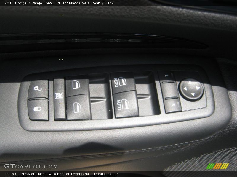 Brilliant Black Crystal Pearl / Black 2011 Dodge Durango Crew