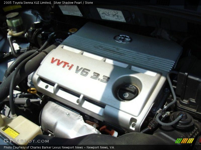 Silver Shadow Pearl / Stone 2005 Toyota Sienna XLE Limited