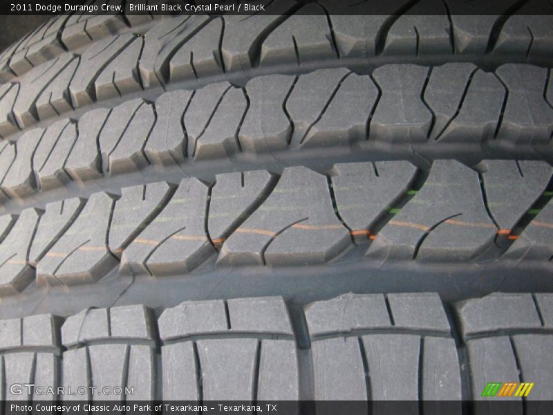 Brilliant Black Crystal Pearl / Black 2011 Dodge Durango Crew