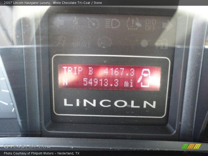 White Chocolate Tri-Coat / Stone 2007 Lincoln Navigator Luxury