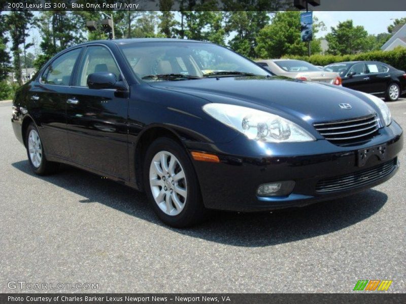 Blue Onyx Pearl / Ivory 2002 Lexus ES 300