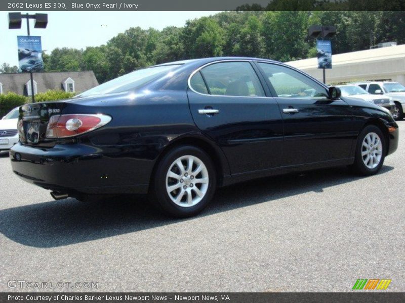 Blue Onyx Pearl / Ivory 2002 Lexus ES 300