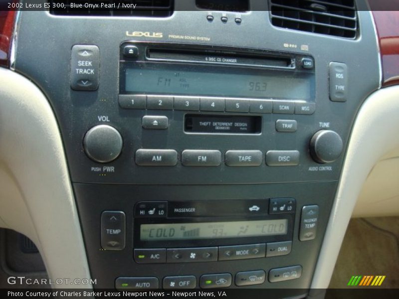 Blue Onyx Pearl / Ivory 2002 Lexus ES 300
