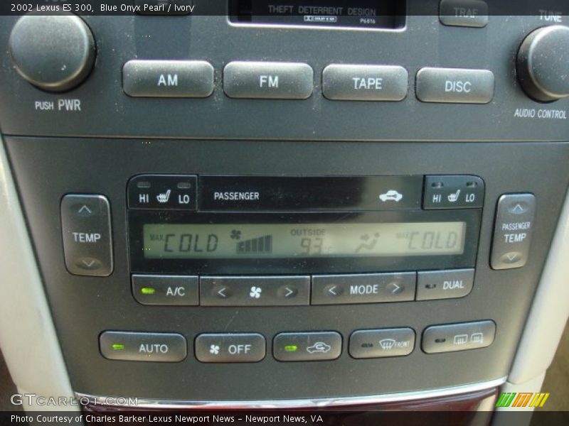 Blue Onyx Pearl / Ivory 2002 Lexus ES 300