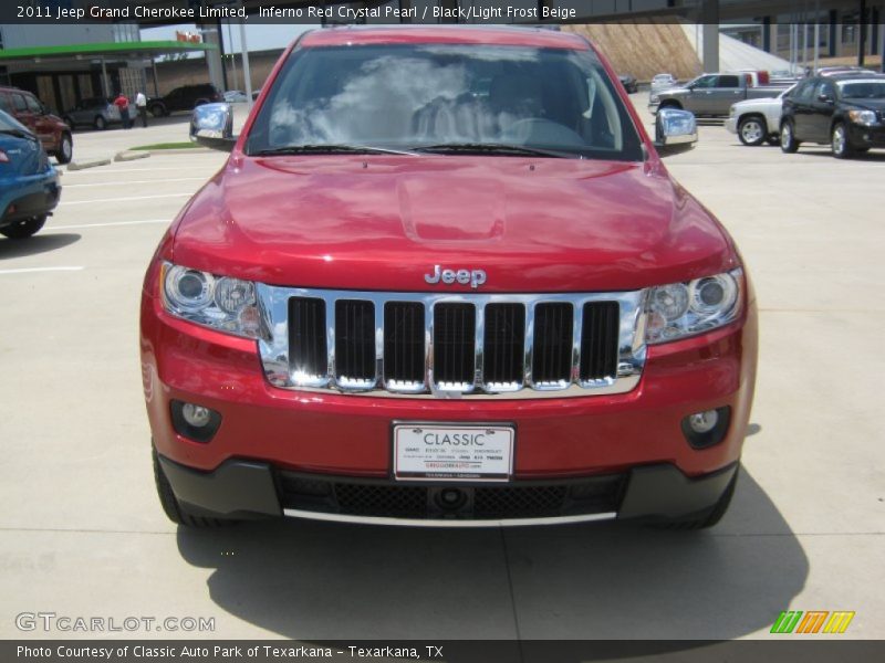 Inferno Red Crystal Pearl / Black/Light Frost Beige 2011 Jeep Grand Cherokee Limited