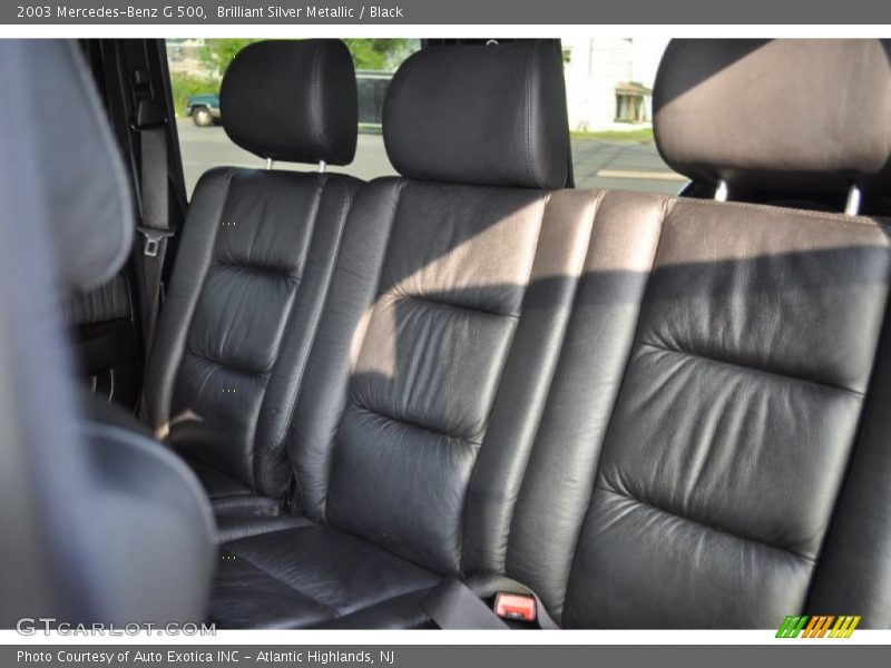 Brilliant Silver Metallic / Black 2003 Mercedes-Benz G 500