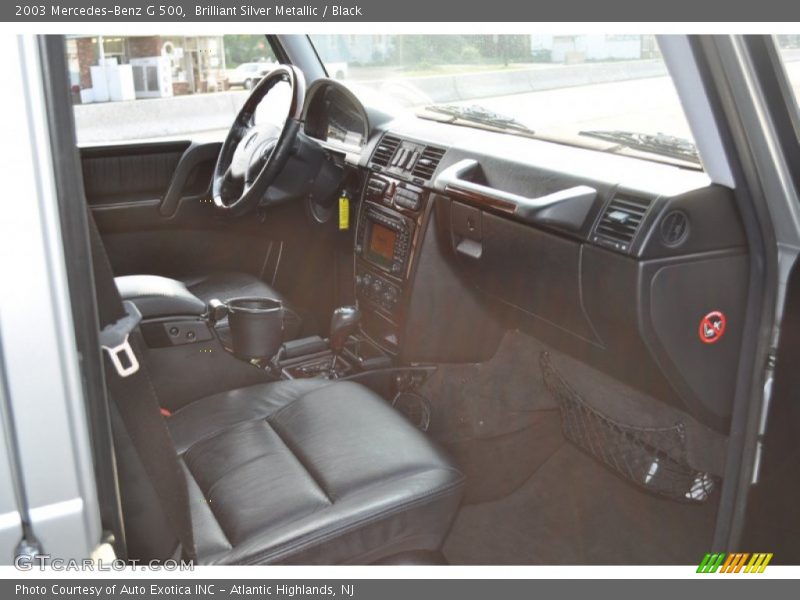 Brilliant Silver Metallic / Black 2003 Mercedes-Benz G 500