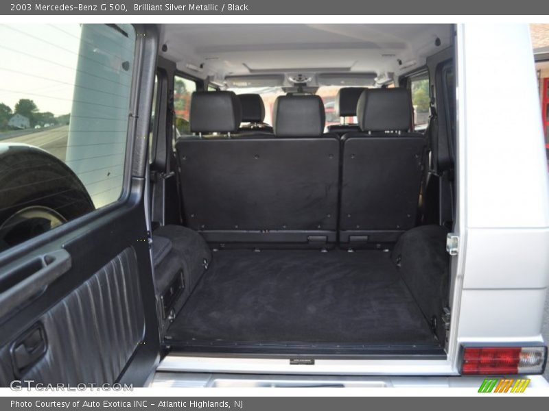 Brilliant Silver Metallic / Black 2003 Mercedes-Benz G 500