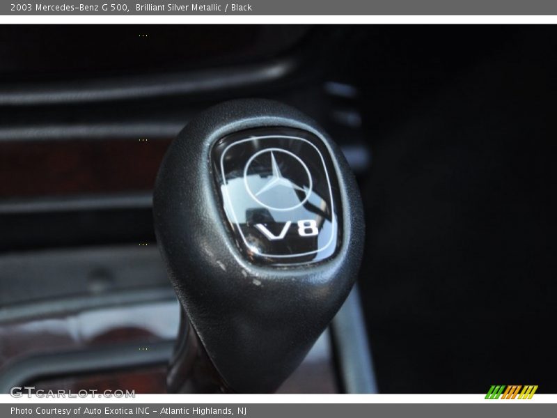 Brilliant Silver Metallic / Black 2003 Mercedes-Benz G 500