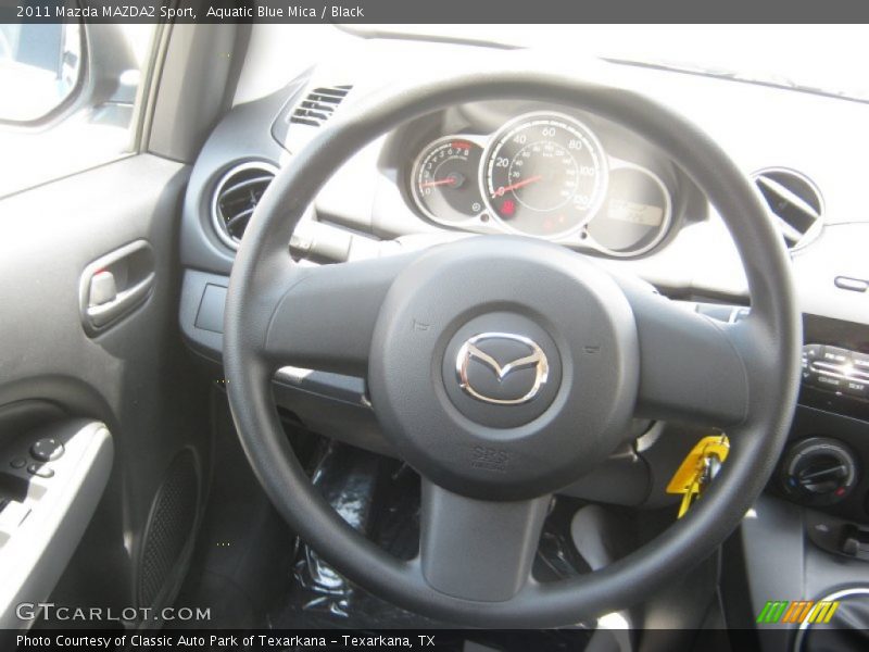 Aquatic Blue Mica / Black 2011 Mazda MAZDA2 Sport