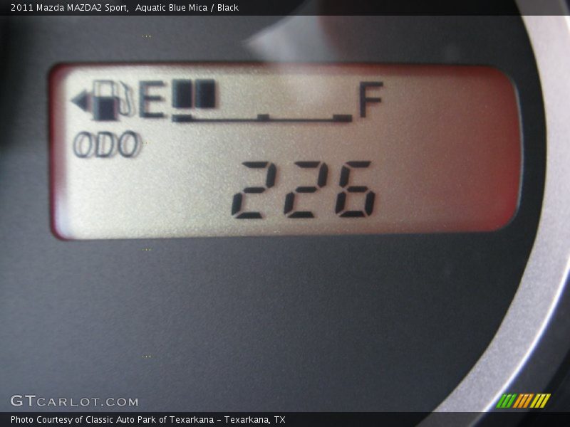 Aquatic Blue Mica / Black 2011 Mazda MAZDA2 Sport