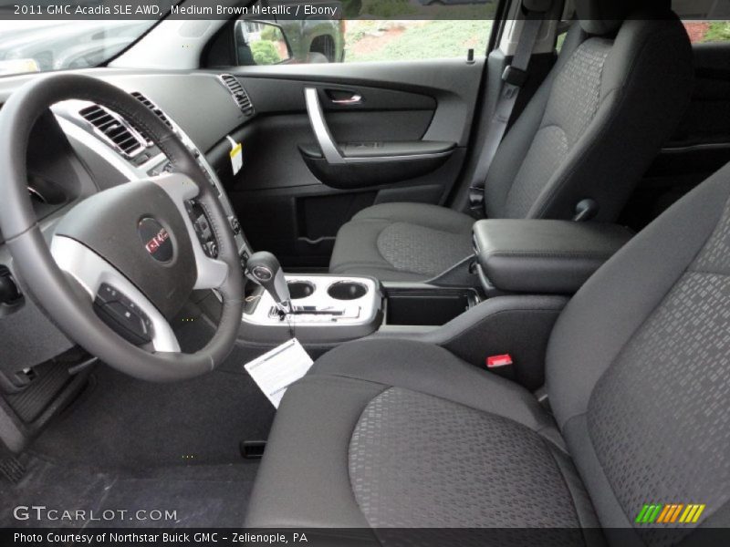 Medium Brown Metallic / Ebony 2011 GMC Acadia SLE AWD