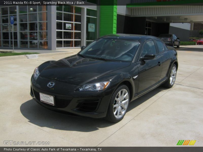 Sparkling Black Mica / Black 2011 Mazda RX-8 Sport