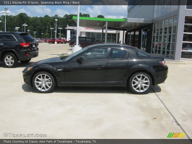 Sparkling Black Mica / Black 2011 Mazda RX-8 Sport