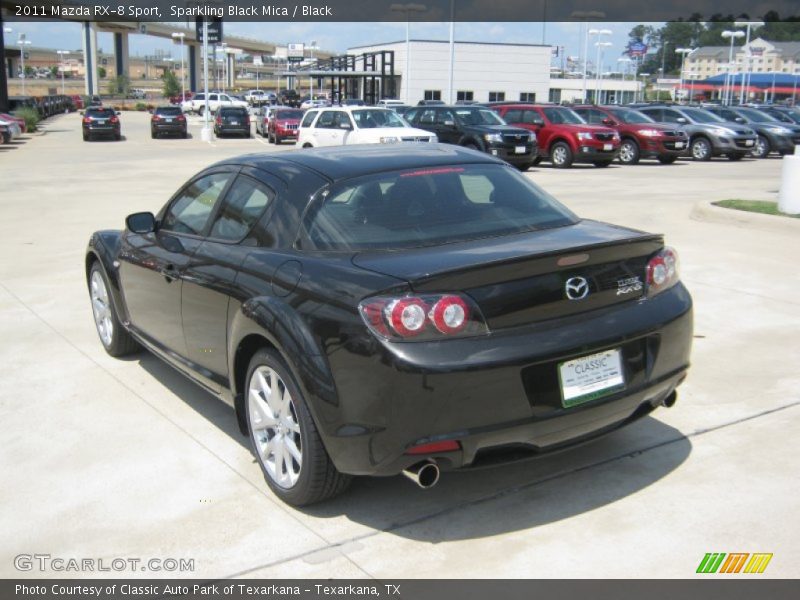 Sparkling Black Mica / Black 2011 Mazda RX-8 Sport