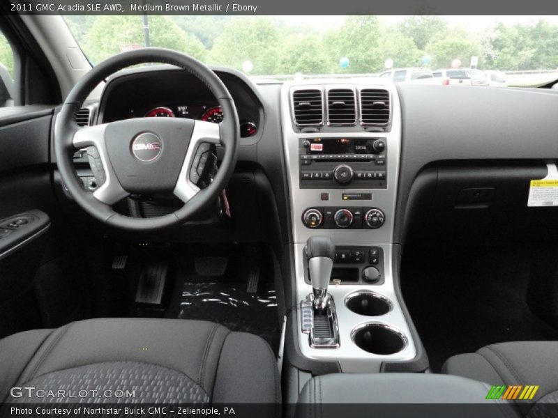 Medium Brown Metallic / Ebony 2011 GMC Acadia SLE AWD