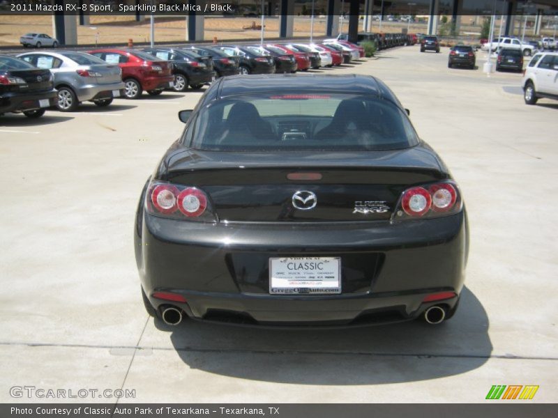 Sparkling Black Mica / Black 2011 Mazda RX-8 Sport