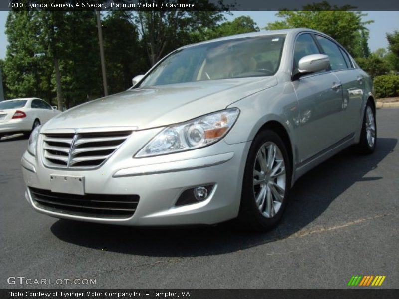 Platinum Metallic / Cashmere 2010 Hyundai Genesis 4.6 Sedan