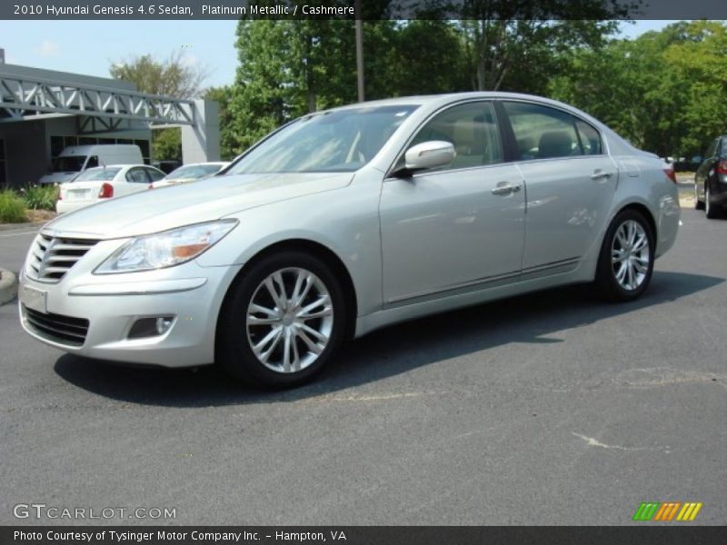 Front 3/4 View of 2010 Genesis 4.6 Sedan