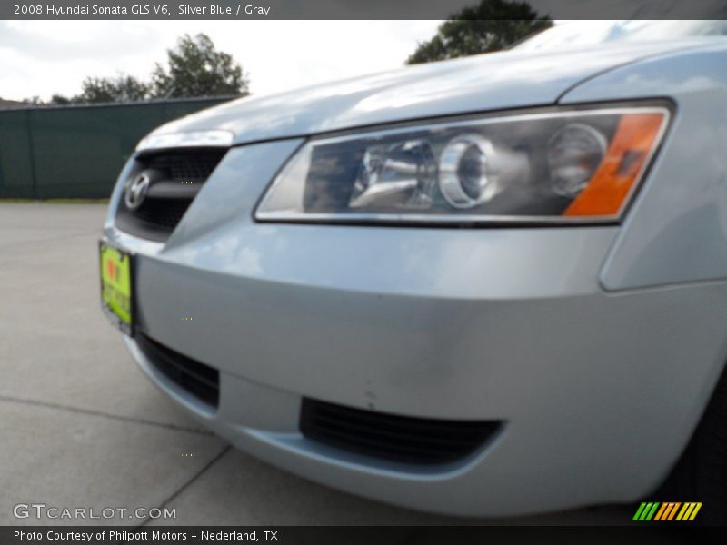 Silver Blue / Gray 2008 Hyundai Sonata GLS V6