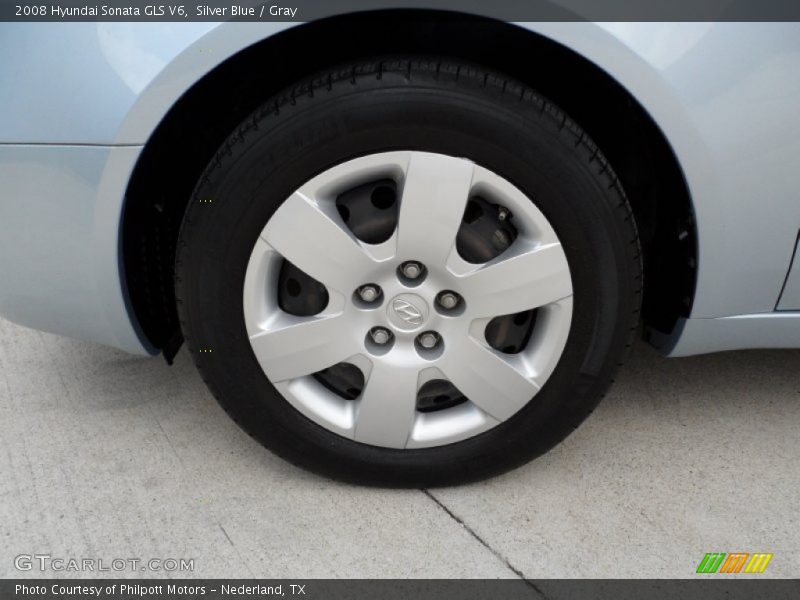 Silver Blue / Gray 2008 Hyundai Sonata GLS V6