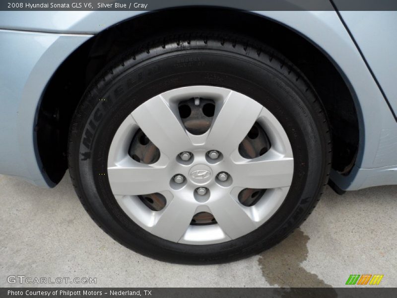 Silver Blue / Gray 2008 Hyundai Sonata GLS V6