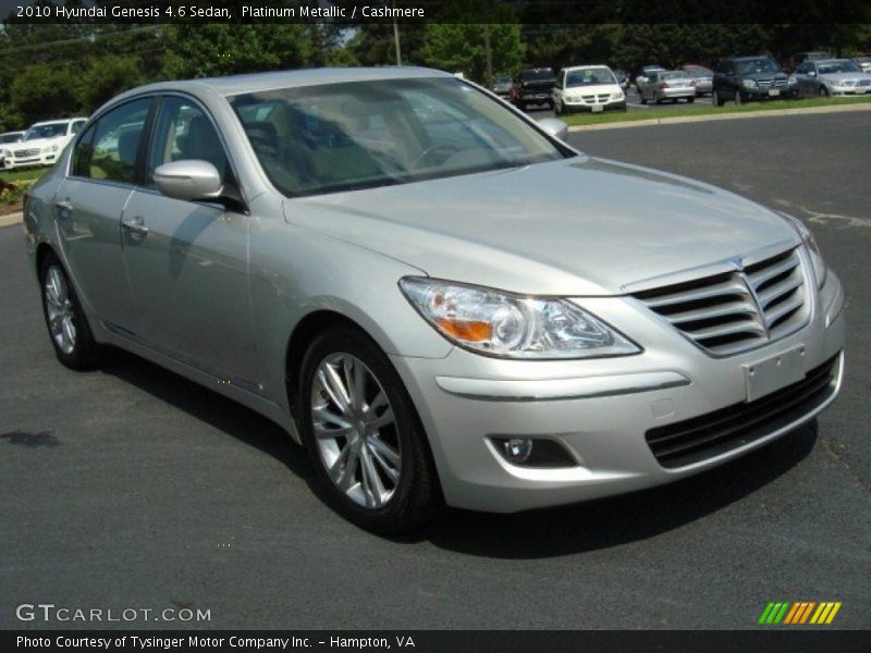 Front 3/4 View of 2010 Genesis 4.6 Sedan