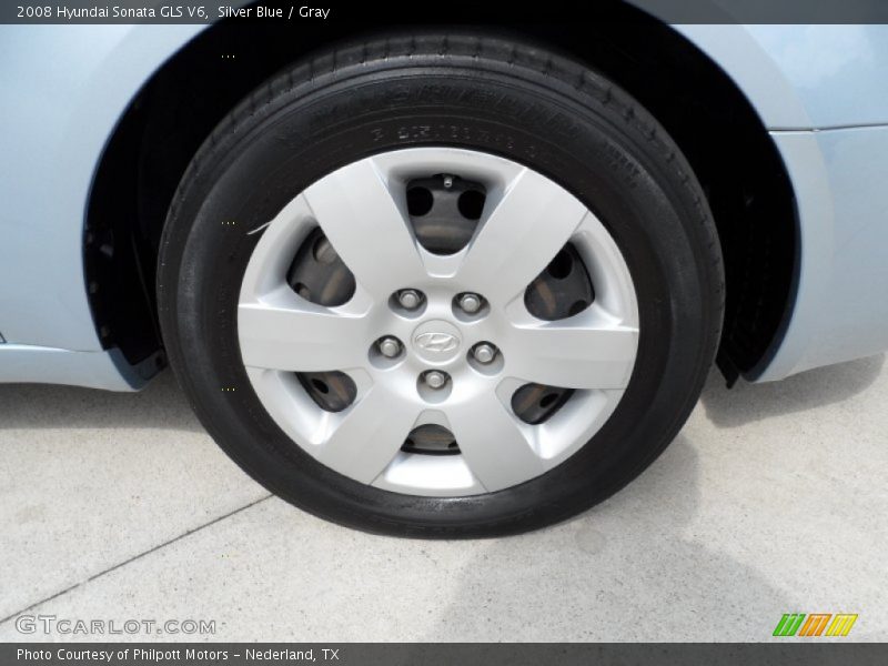 Silver Blue / Gray 2008 Hyundai Sonata GLS V6