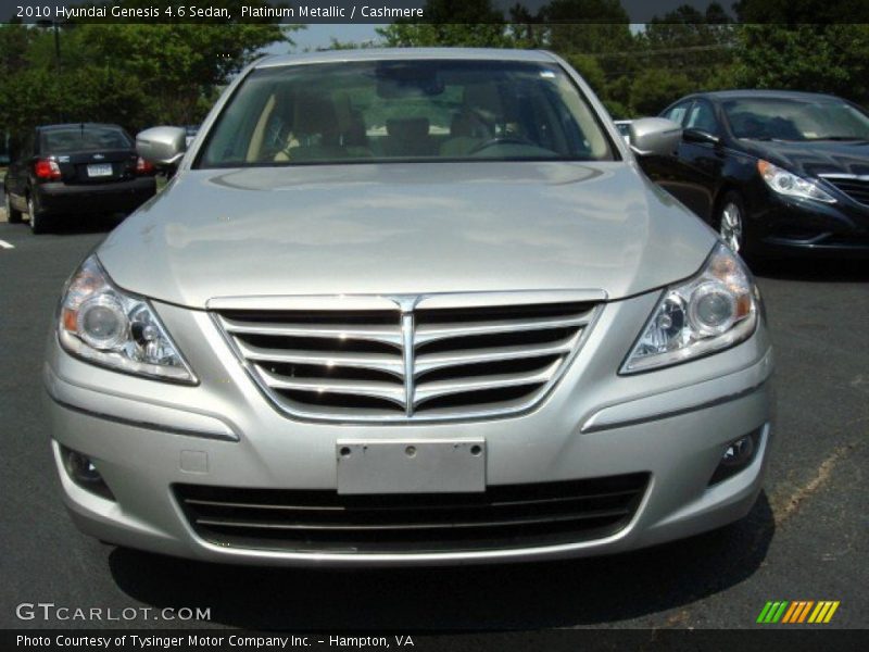 Platinum Metallic / Cashmere 2010 Hyundai Genesis 4.6 Sedan