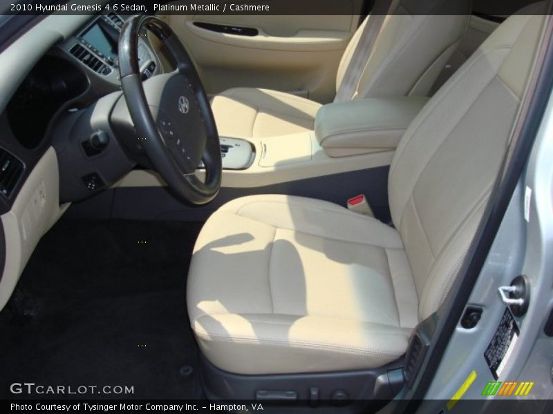 Platinum Metallic / Cashmere 2010 Hyundai Genesis 4.6 Sedan