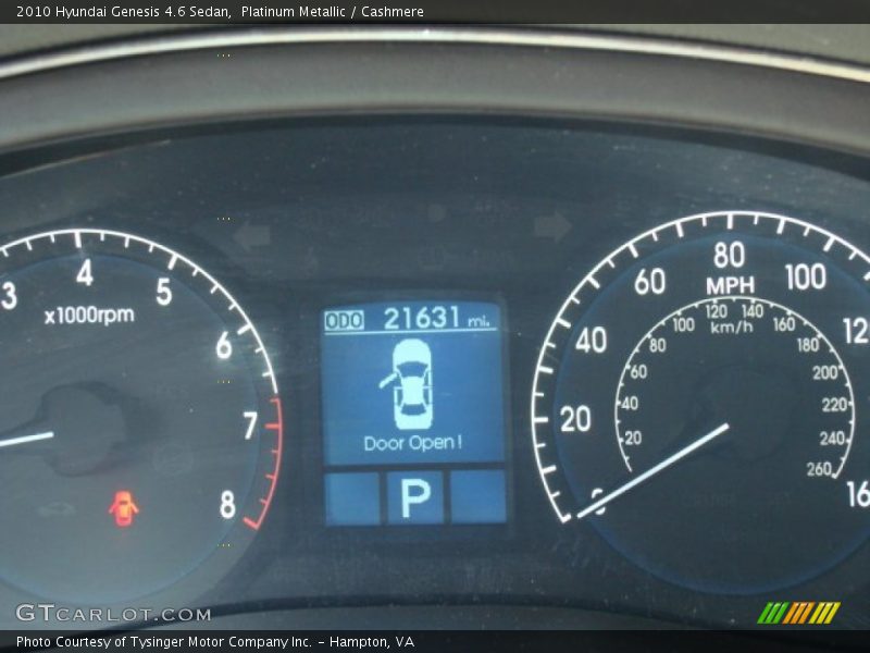 Platinum Metallic / Cashmere 2010 Hyundai Genesis 4.6 Sedan
