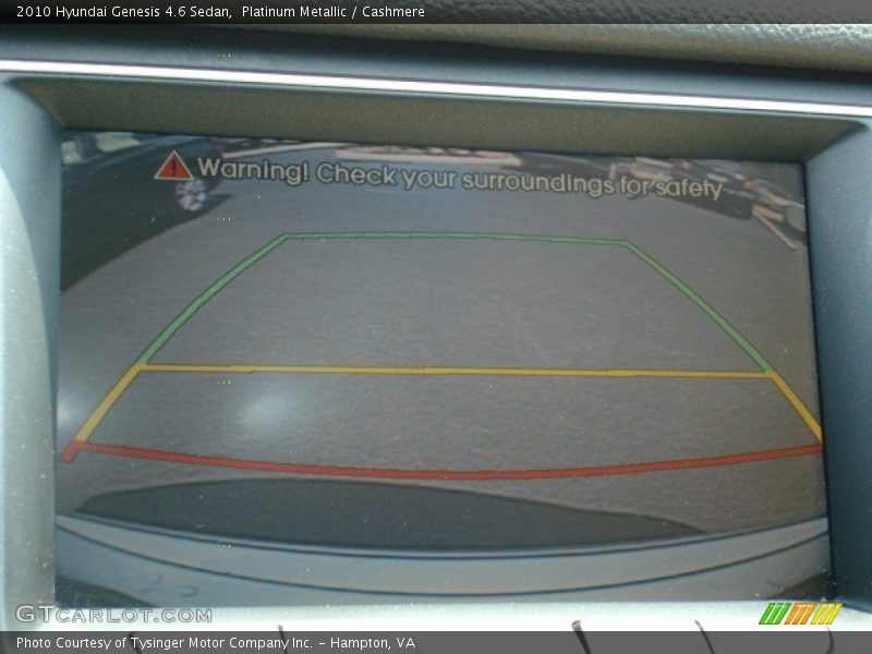 Platinum Metallic / Cashmere 2010 Hyundai Genesis 4.6 Sedan