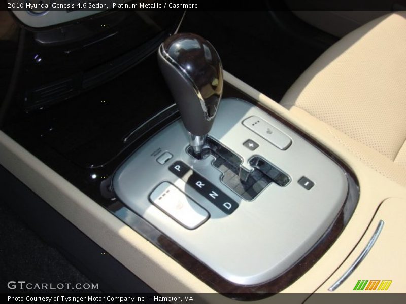 Platinum Metallic / Cashmere 2010 Hyundai Genesis 4.6 Sedan