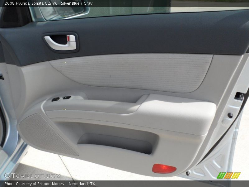 Silver Blue / Gray 2008 Hyundai Sonata GLS V6