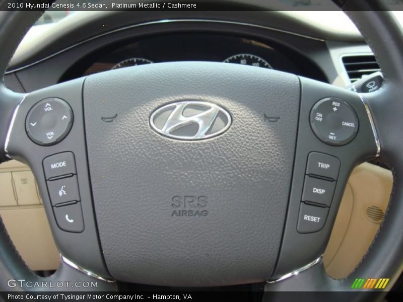  2010 Genesis 4.6 Sedan Steering Wheel