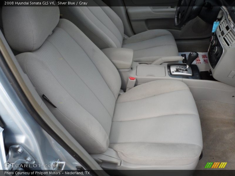 Silver Blue / Gray 2008 Hyundai Sonata GLS V6
