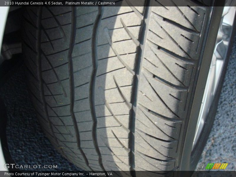 Platinum Metallic / Cashmere 2010 Hyundai Genesis 4.6 Sedan