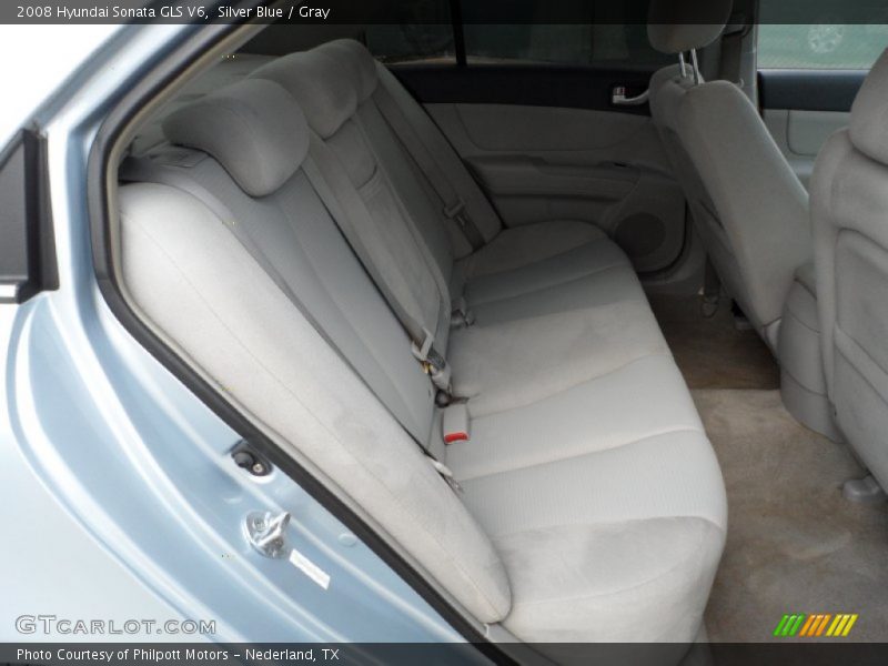 Silver Blue / Gray 2008 Hyundai Sonata GLS V6