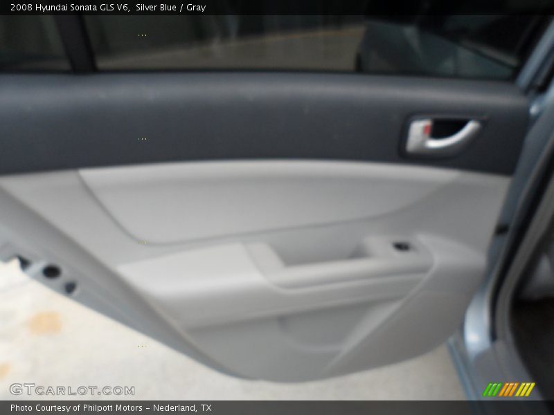 Silver Blue / Gray 2008 Hyundai Sonata GLS V6