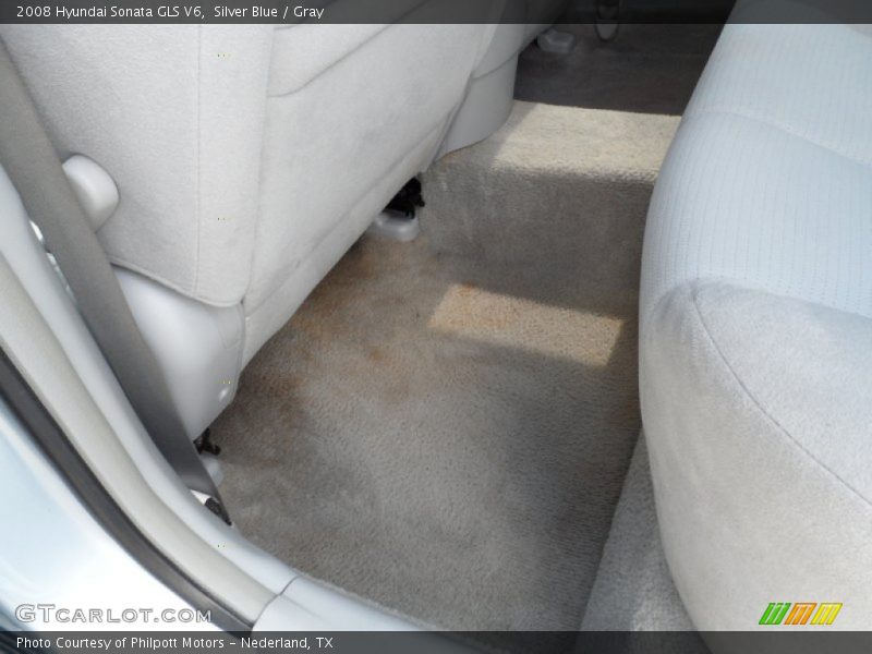 Silver Blue / Gray 2008 Hyundai Sonata GLS V6