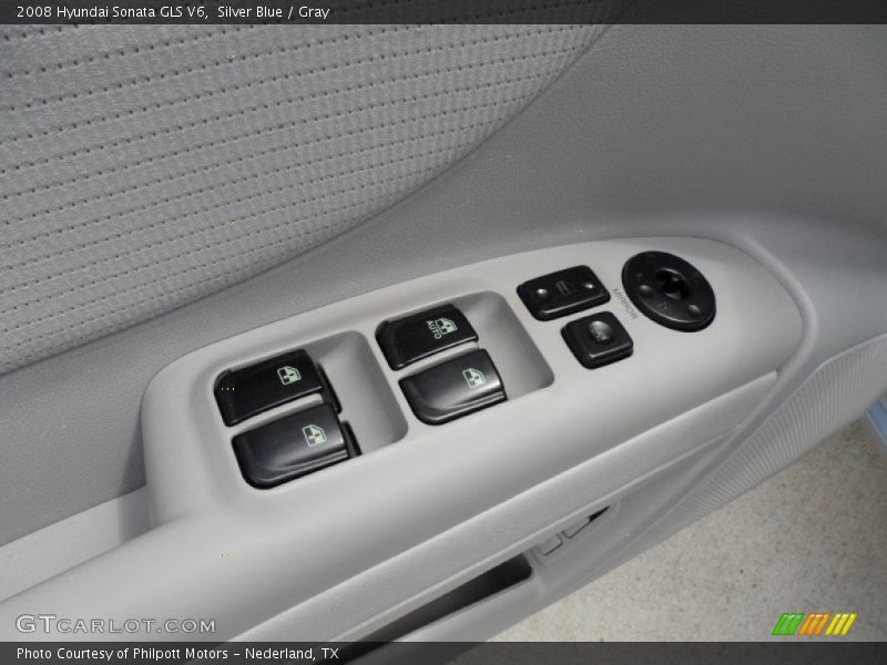 Silver Blue / Gray 2008 Hyundai Sonata GLS V6