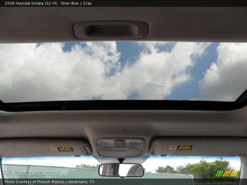 Silver Blue / Gray 2008 Hyundai Sonata GLS V6