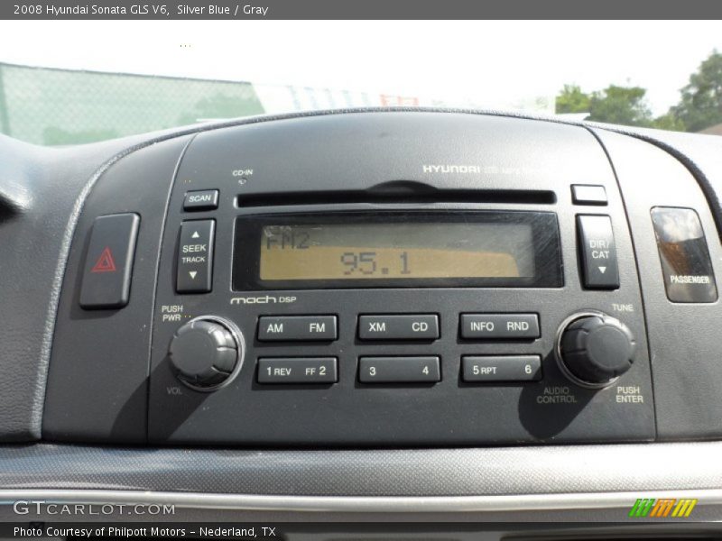 Silver Blue / Gray 2008 Hyundai Sonata GLS V6
