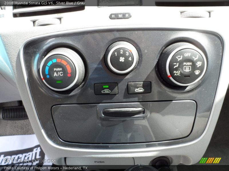 Silver Blue / Gray 2008 Hyundai Sonata GLS V6