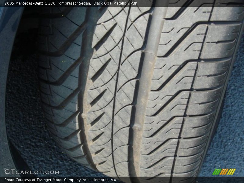 Black Opal Metallic / Ash 2005 Mercedes-Benz C 230 Kompressor Sedan