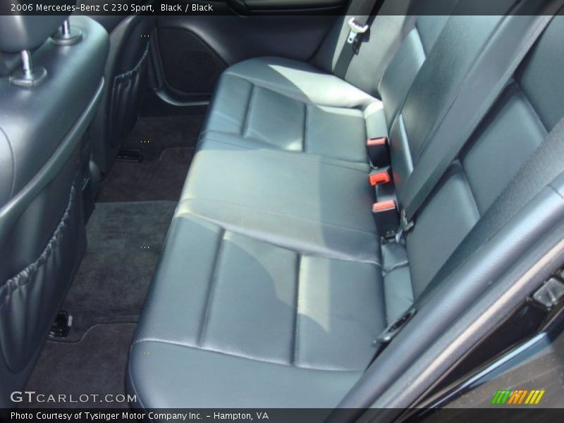 Black / Black 2006 Mercedes-Benz C 230 Sport