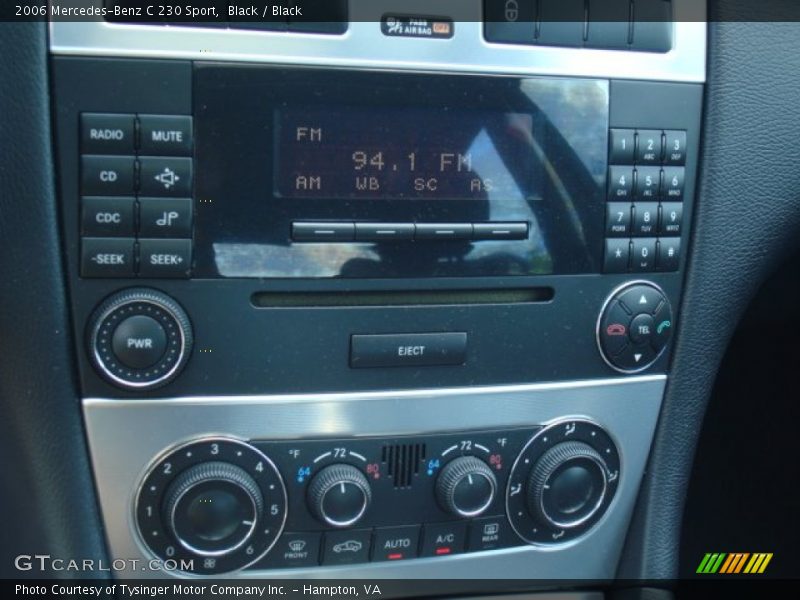 Black / Black 2006 Mercedes-Benz C 230 Sport